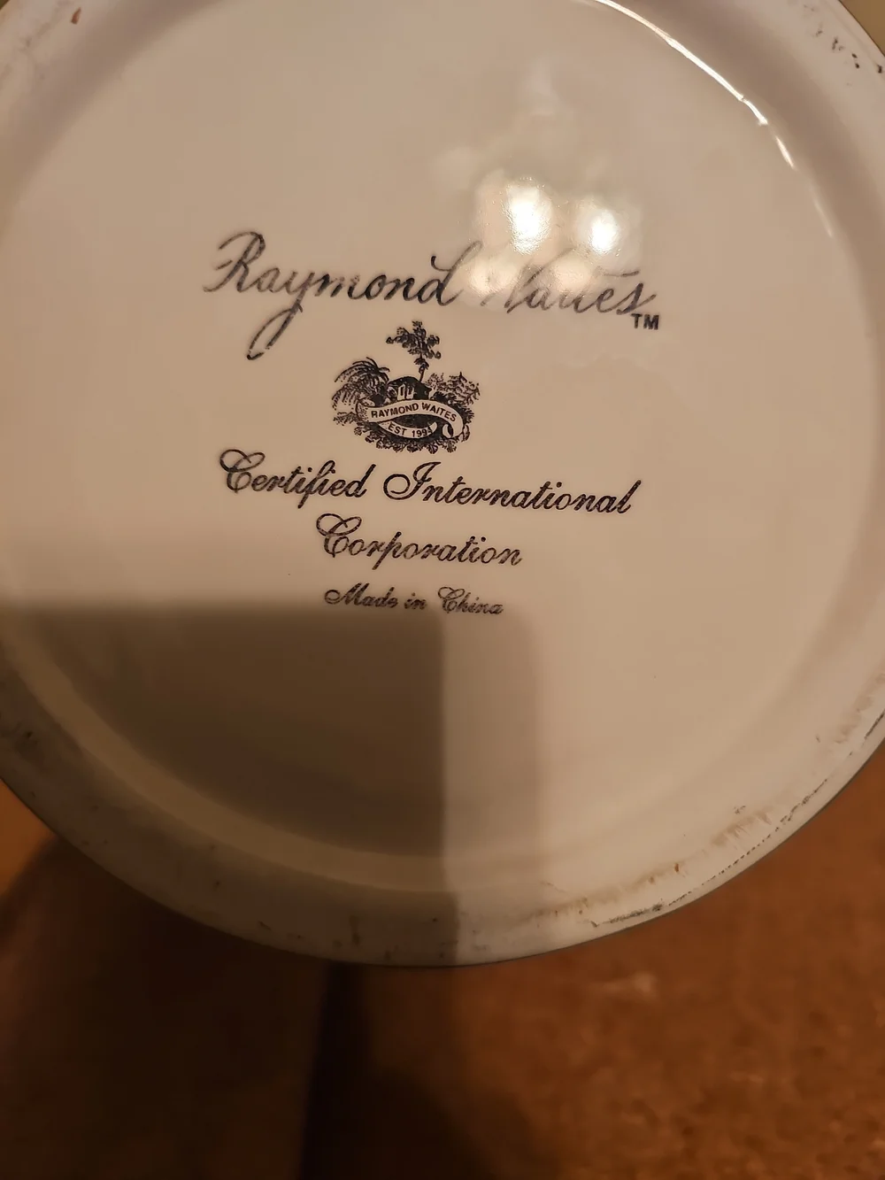 1990's  Hand painted Chinese Ginger Jar by Raymond Waites